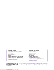 Kambrook Little Chefs Soft Scoops KLC3FM Instruction Booklet