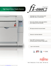 Fujitsu FI-4860C2 Specifications