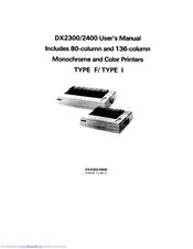 Fujitsu DX2400 User Manual
