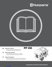 Husqvarna PP 418 Operator's Manual