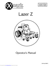Exmark Laser Z LZ-25LC60 Operator's Manual