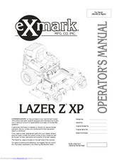 Exmark Lazer Z XP Operator's Manual
