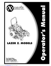 Exmark Laser Z LZZ27KC606 Operator's Manual