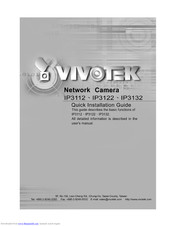Vivotek IP3132 Quick Installation Manual