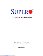 Supero Supero PDSMi-LN4 User Manual