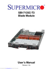 Supermicro SuperBlade SBI-7125C-T3 User Manual