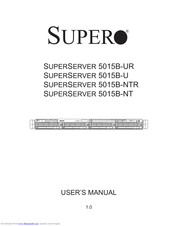 Supero Supero SUPERSERVER 5015B-U User Manual