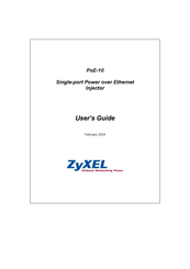 ZyXEL Communications PoE-10 Single-port Power over Ethernet Injector User Manual