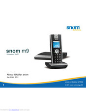 Snom m9 User Manual