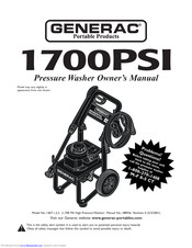 Generac Power Systems 1700PSI Owner's Manual