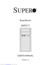 Supero Supero SuperServer 5037C-T User Manual