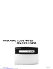 Gemini GEM-DXK2 Operating Manual