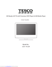 Tesco LCD 22 229 Manuals ManualsLib