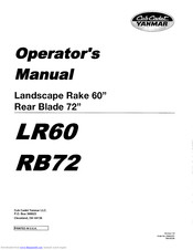 Yanmar RB72 Operator's Manual