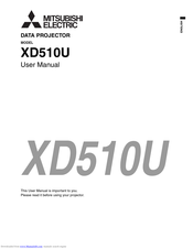 Mitsubishi Electric XD510U User Manual