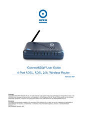 Open iConnect625W User Manual