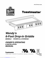 Toastmaster 7072WH13 Owner's Operating & Installation Manual