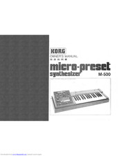 Korg M-500 Owner's Manual