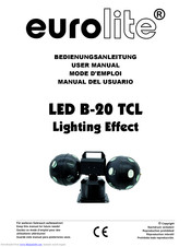 EuroLite LED B-20 TCL User Manual