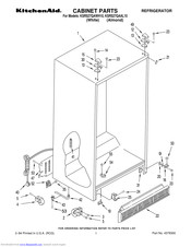 KitchenAid KSRS27QAWH10 Parts List