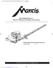 Mantis SGHT30 Owner's Manual And Safety Instructions