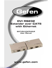 Gefen DVI RS232 User Manual