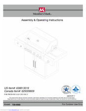 Member's Mark 720-0582 Assembly & Operating Instructions
