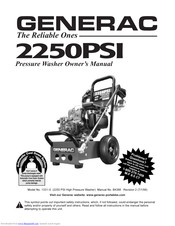 Generac Portable Products 2250PSI Owner's Manual