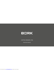 BORK J700 Operating Manual