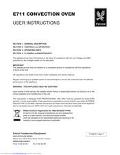 Falcon E711 User Instructions