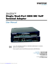 Patton SN-DTA User Manual