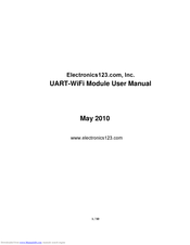 Electronics123 UART2WF User Manual