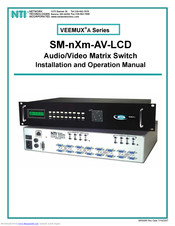 Network Technologies SM-nXm-AV-LCD Installation And Operation Manual