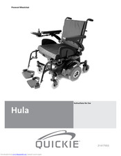 Quickie Hula Instructions For Use Manual