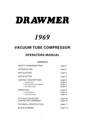 DRAWMER 1969 Operator's Manual
