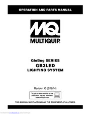 Multiquip GloBug GB3LED Operation And Parts Manual