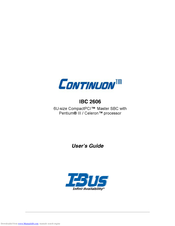 I-Bus IBC 2606 User Manual