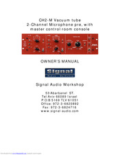 Signal Audio Workshop CH2-M Owner's Manual