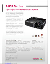 Viewsonic PJD5 Series Brochure & Specs