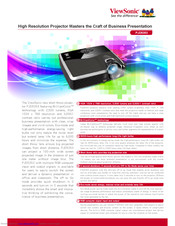 Viewsonic PJD5353 Specification Sheet