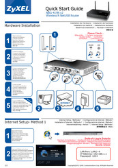 ZyXEL Communications NBG-419N v2 Quick Start Manual
