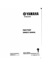 Yamaha T50Y Owner's Manual