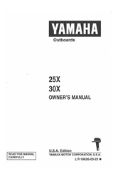 Yamaha 30X Owner's Manual