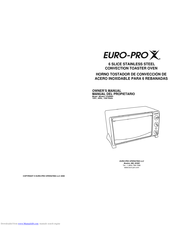 Euro-Pro TO289N3 Owner's Manual