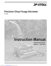 JF-Stoll FC 855 Instruction Manual
