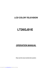 Changhong Electric LT26GJ01E Operation Manual