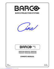 Barco Cine 8 R9002392 Owner's Manual