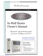 Bio Smart Technologies BioSmart BIO-1000F Owner's Manual