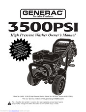 Generac Portable Products 1540-0 Owner's Manual
