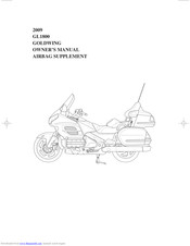 Honda 2009 GL1800 Owner's Manual